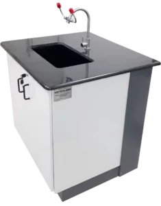 Sink with eye wash