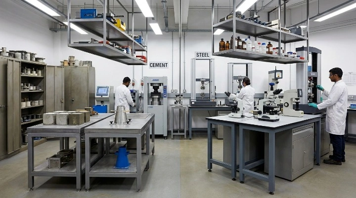 Cement and Steel Industry Laboratory Furniture